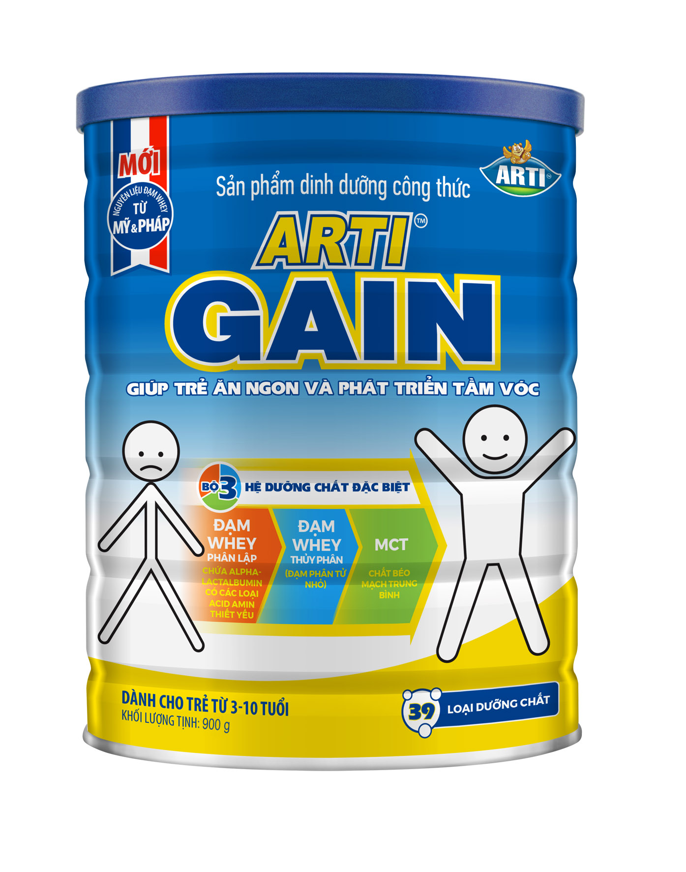 NUTRITION PRODUCTS FORM ARTI GAIN FOR CHILDREN FROM 3-10 YEARS OLD